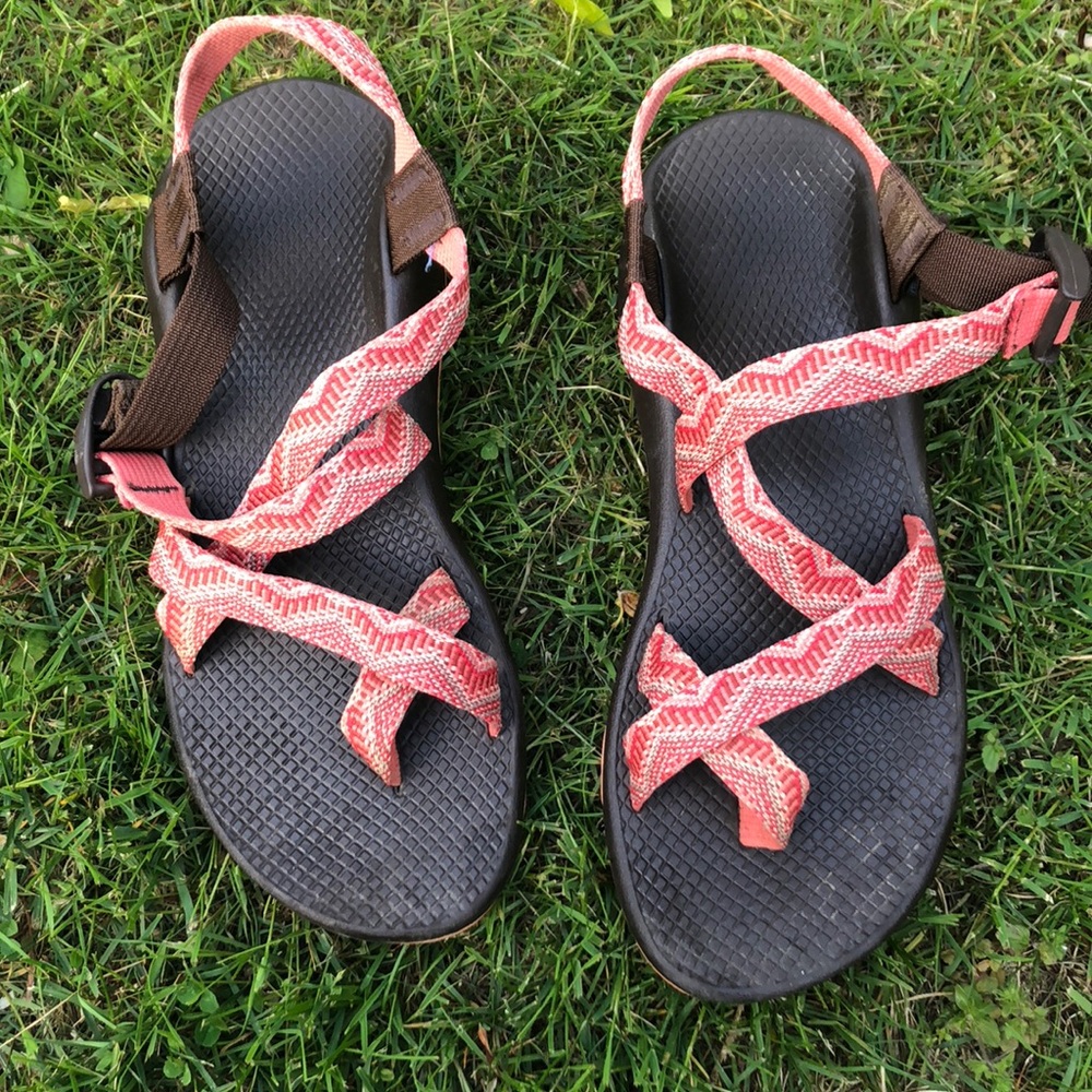 Orange Z-Strap chacos!